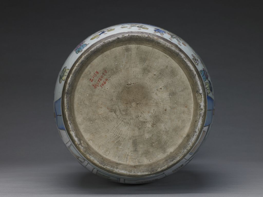 图片[5]-Large bottle with pastel painting of imperial kiln factory-China Archive